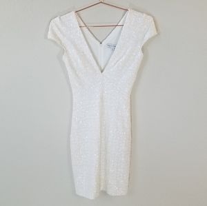 DRESS THE POPULATION Zoe Sequin Dress Size S